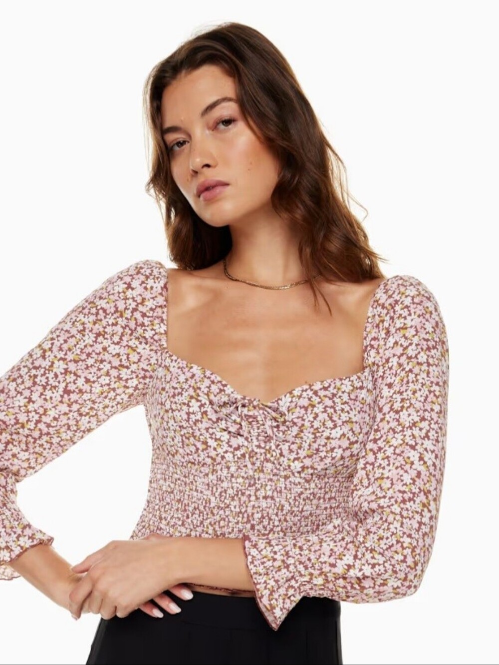 Sunday Best (Aritzia) Sinatra Long Sleeve Blouse, NWT